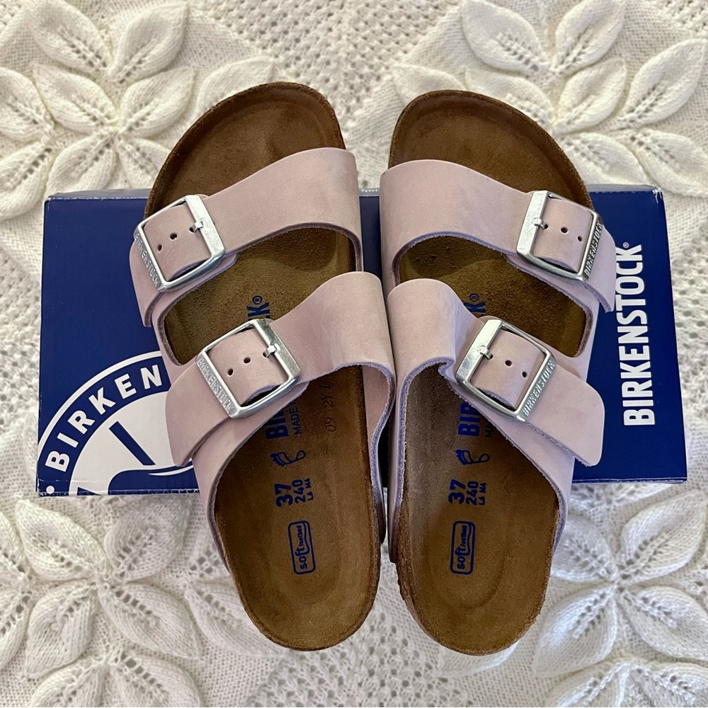 Arizona lilac Birkenstocks size 37 NWOT